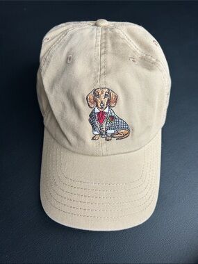 Classic Tan Dachshund Embroidered Baseball Cap